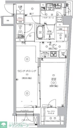 GENOVIA北池袋skygardenの物件間取画像